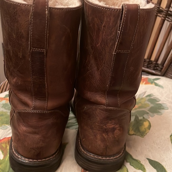 Nike Air Cole Haan ankle high boot brown leather boot sz 12m. Great condition - Picture 5 of 10